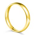 thumbnail image 2 of Precious Stars 14K Yellow Gold 5-mm Unisex Comfort-Fit Polished Wedding Band, 2 of 4