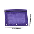 thumbnail image 3 of Dvruxg 2 Pcs Trousse à Crayons, Trousse à Crayons à Trois Trous Fermeture Éclair Simple Sac de Rangement de Documents en PVC Transparent, Trousse à Crayons Grande Capacité avec Fermeture Éclair Trousse de Reliure Transparente, 3 of 5