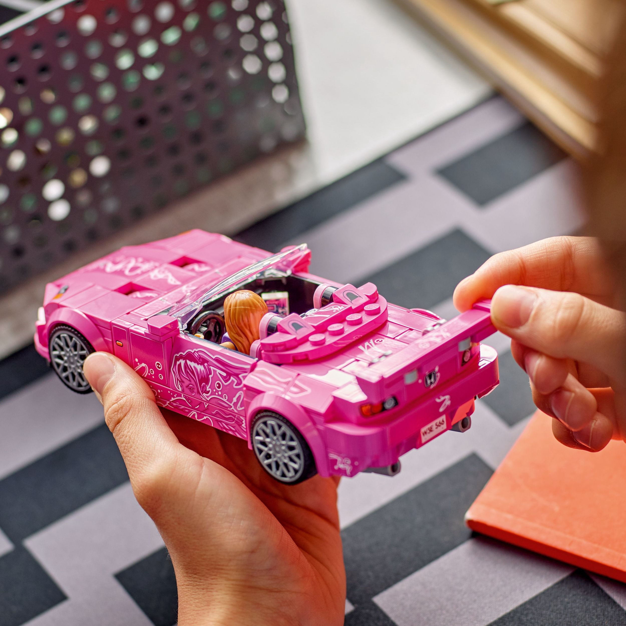 LEGO Speed Champions 2 Fast 2 Furious Honda S2000 Car Toy for Kids, Boys, and Girls, Ages 9+ - Birthday Gift Idea for Race Car and Movie Fans - Includes Suki Minifigure - 77241