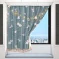 thumbnail image 4 of -Install Self-Adhesive Curtains For Bedroom Window - No Drilling Needed Light-Filtering For Cozy Ambiance, 4 of 6
