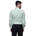 thumbnail image 2 of BESTMAN Long Sleeve Formal Shirt For Men Printed Button Down Cotton Men Shirts, 2 of 5