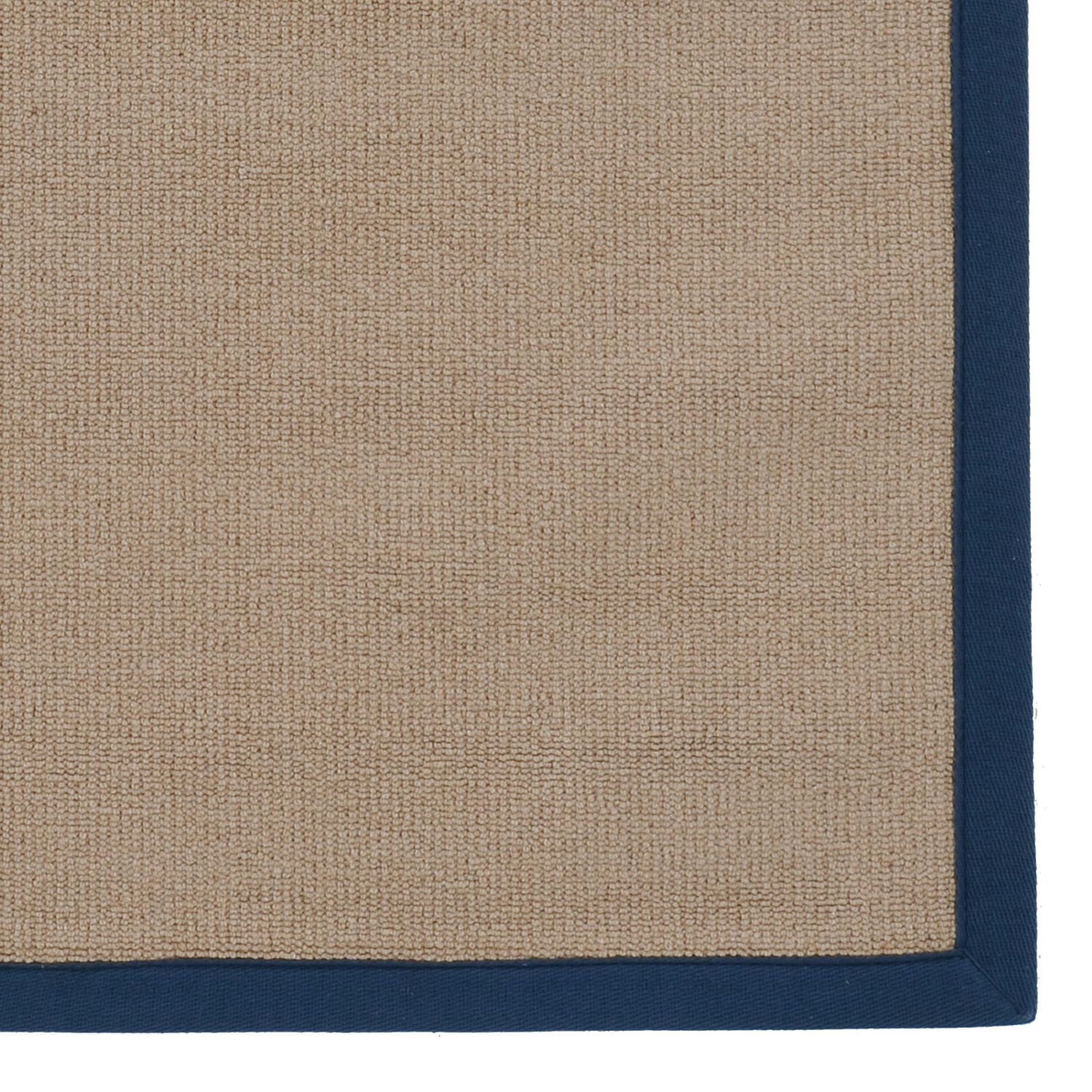 Tapis de couloir Athena liège et bleu 2  pi 6 po x 8 pi