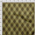 thumbnail image 4 of oneOone Polyester Spandex Dark Olive Green Fabric Check Sewing Material Print Fabric By The Yard 56 Inch Wide, 4 of 4
