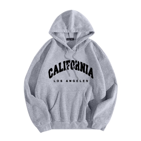LUOGENLI Mens Hoodies Graphic Racing Men Women Letter Graphic Hooded Print Hooded Collar Long Sleeve Sweatshirt Tops Hoodies for Men Carhartt Dark Blue Grey Size XL