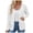 White, variant on Aocisk Button Down Cardigan for Women Lightweight Sweaters Long Sleeve Classic V Neck Knit Soft with Pocket for Casual White M