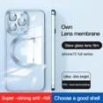 thumbnail image 2 of Dteck MagSafe Compatible with iPhone 15 Pro Case, Magnetic Clear Case for iPhone 15 Pro, Slim Plating Edge Soft TPU Cover Shockproof Phone Case 6.1 Inch,Silver, 2 of 6
