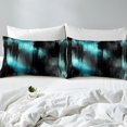 thumbnail image 4 of Erosebridal Modern Minimalst Sheet Set Full, Abstract Ombre Bedding Sets Full Size, Stripe Geometry Decor 4pcs, 4 of 7