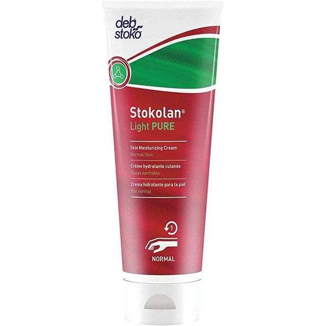 DEB RES100ML - Lotion pour les Mains après le Travail Sans Parfum PK12, un tube de 100 ml d'Hydratation, Sans Colorant et Sans Parfum. la Lotion Fait Partie de The Hygiene Series et Est Conçue pour une Utilisation après le Travail pour Conditionner et Hydrater la Peau. l'Emballage Est un tube Blanc avec une Étiquette Rouge et Verte, Mettant en Vedette la Marque DEB Stoko. Vendue en Lot de 12.