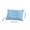 Sky Blue, variant on Inflatable Camping Pillow, Flocked Travel Nap Cushion, Portable Outdoor Air Pillow for Neck Support, Compact Grey Rectangular Pillow for Airplane Car Office