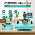 thumbnail image 3 of Eastvita 6-in-1 Multifunctional Heat Press Machine with Dual Display/15x15 Inch/US Plug, 3 of 6
