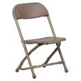 thumbnail image 1 of Kids Brown Plastic Folding Chair, 1 of 9