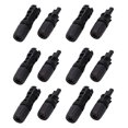 thumbnail image 1 of Solar Photovoltaic Connector, 12PCS Solar Panel Cable Connector Copper Tinned Pins High Temperature Resistance PPO Built In Lock With Wrench For Industry 1000V 30A,1000V 45A,1500V, 1 of 8