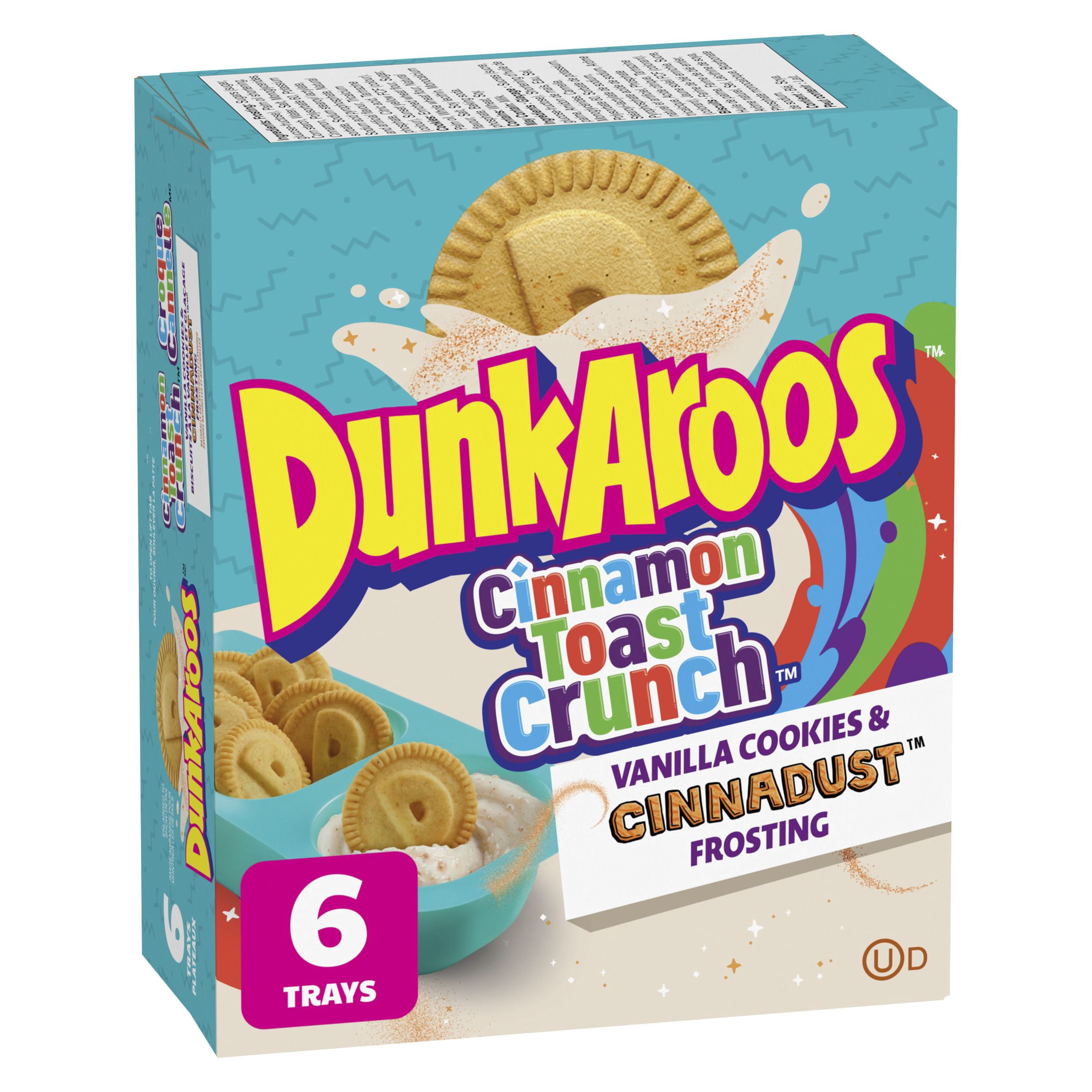 DunkAroos Vanilla Cookies & Cinnadust Frosting, 6 trays