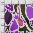 thumbnail image 2 of oneOone Cotton Poplin Green Fabric Geometric Abstract Floral Craft Projects Decor Fabric Printed By The Yard 42 Inch Wide, 2 of 4