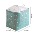 thumbnail image 3 of Cloth Storage Basket Foldable Drawstring Closure Bag for Clothes, Quilts, Blankets, and Pillows | Collapsible Laundry and Toy Organizer with Beam Closure | Home Closet, Travel, Dorm,, 3 of 7