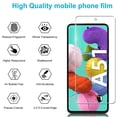 thumbnail image 2 of Zonyee [3 Pack] Clear Tempered Glass Screen Protector Compatible for Samsung Galaxy A51 6.5-inch, Scratch Resistant, Easy Install, Bubble-Free, 2 of 8