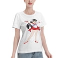 thumbnail image 2 of T-Shirt Basique à Manches Courtes pour Femmes Sailor Moon Rei Hono, 2 of 6