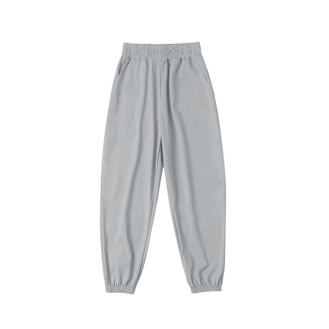 Yuyuzo Girls Cargo Pants Drawstring Elastic Waist Joggers Kids Wide Leg Sweatpants with Pockets