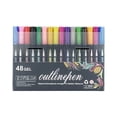 thumbnail image 2 of Double Line Outline Marker Pens Set, Metallic Ink for Highlighting on Glass, Ceramic, or Paper, 8ml Capacity, Vibrant Glitter Colors, 2 of 7
