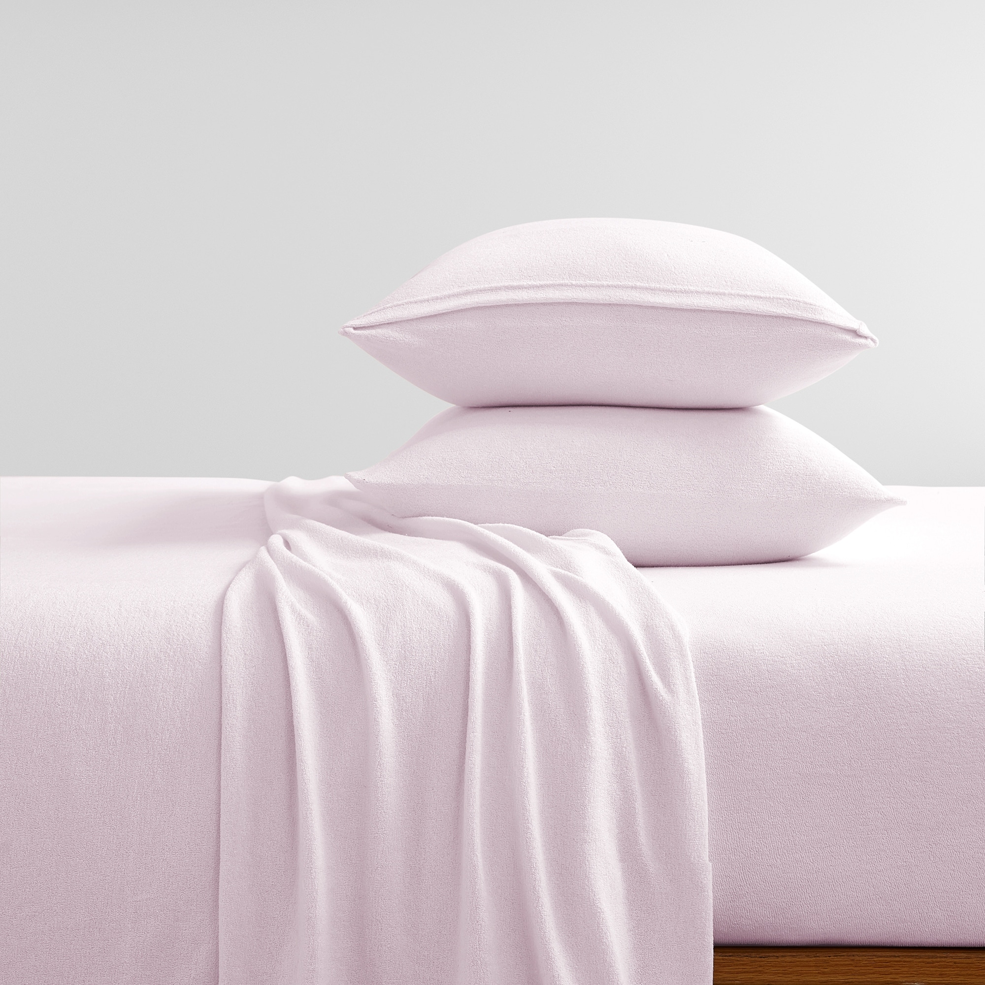 2 taies d'oreiller Gris Pale en Cotton de Beco Home