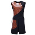 thumbnail image 1 of XZNGL Men Casual Round Neck Sleeveless Pullover Solid Color Sweatshirts Blouse, 1 of 4