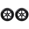 thumbnail image 2 of tredstone 2pcs/set Anti-skid Wheelchair Rear Wheel With Strong Bearing Capacity For Manual Wheelchairs black, 2 of 6
