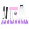 thumbnail image 2 of Gel Nail Polish Remover Kit, Nail Polish Remover Tools Kit Cuticle Pusher Nail File Set  For Home For Nail Salons, 2 of 8