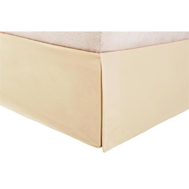 Jupe de Lit Très Grand en Microfibre Ivoire Uni