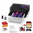 thumbnail image 1 of Canon SELPHY CP1500 Photo Printer (Black) + Canon RP-108 Color Ink and Paper Set + More Bundle(International Model), 1 of 7