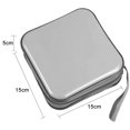 thumbnail image 3 of CD Holder CD Case Wallet DVD Binder DVD Organizer Storage Bag Album Hard Plastic 40 Capacity Portable, 3 of 5