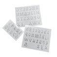thumbnail image 1 of VogueV #01 Clearance Clearly Molds Silicone Molds for Resin Small Reverse Letters & Numbers Set Uppercase & Lowercase Epoxy Resin Casting Cake Mould Clear, 1 of 2