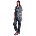 thumbnail image 2 of Moomaya Pyjamas Imprimés pour Femmes Ensembles de Détente Pj Coton Tenue de Nuit Décontractée, 2 of 6