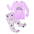 thumbnail image 1 of Ensemble de Pyjama pour Petit Garçon, Haut à Col Rond avec Motif de Dessin Animé, Chandail à Enfiler, Ensemble de Pyjama d'Été, Pyjama pour Filles, Taille 8T, 1 of 3