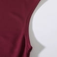 thumbnail image 4 of BADHUB Mens Workout Hooded Tank Tops Drawstring Muscle Stretch Sleeveless Solid Color Shirts Loose Gym Vest Clearance Wine L, 4 of 7