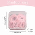 thumbnail image 3 of WHEANG 20/100 Pieces Plastic Rings Plastic Loose Leaf Rings Multi Color Plastic Book Rings Flexible for Cards Document Stack and Swatches Organization School Home Or Use，5 Color (15 Mm), 3 of 9