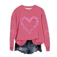 thumbnail image 2 of Taylonsss Chandail à Capuchon Ample Imprimé à Col Rond pour Femmes, Manches Longues, Chandail Décontracté et Tendance pour Usage Quotidien, Saisons d'Hiver et de Printemps, 2 of 5