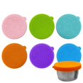thumbnail image 3 of AMERTEER 6PCS Salad Dressing Containers to Go 1.6 OZ Dipping Sauce Cups Reusable Condiment Cup Container with Lids, 3 of 9