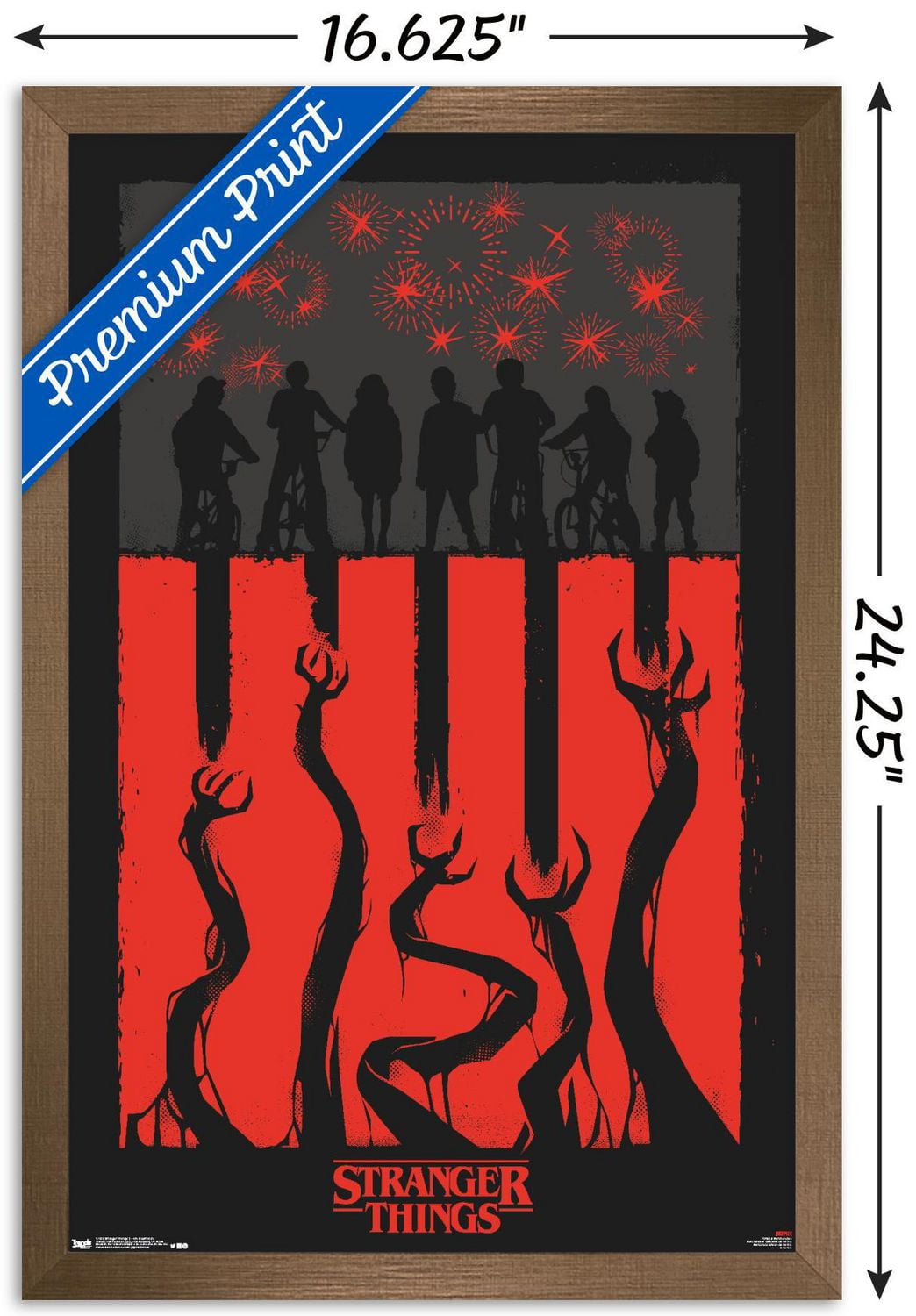 Netflix Stranger Things: Season 3 - 4Th Illustration Wall Poster, 22.375" x 34"