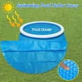 thumbnail image 1 of Aqestyerly Swimming Pool Leaf Net Shallow Water Cleaning Tool with 3 Section Telescopic Aluminum Rod HWRETIE, 1 of 7