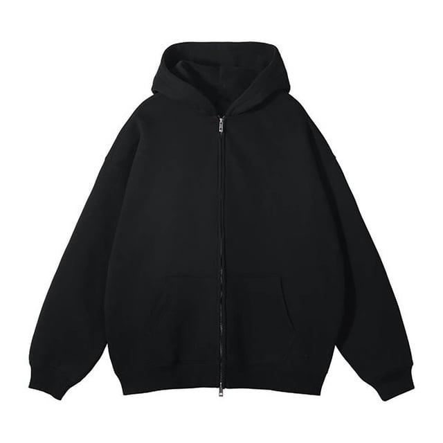 Rbaofujie Chandail à Col Rond pour Hommes, Chandail à Capuchon Décontracté Uni avec Fermeture Éclair et Poche, Chandail à Capuchon pour Hommes à Manches Longues, Chandails de Course pour Hommes