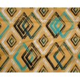 thumbnail image 5 of oneOone Polyester Lycra Mustard Yellow Fabric Geometric Sewing Craft Projects Fabric Prints By Yard 56 Inch Wide, 5 of 5
