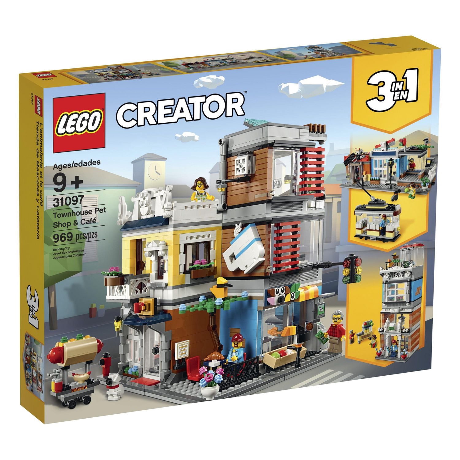 LEGO® Creator L'animalerie et le café 31097