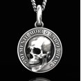 thumbnail image 1 of Memento Mori Skull Pendant, 1 of 5