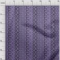 thumbnail image 3 of oneOone Cotton Silk Purple Fabric Asian Block Craft Projects Decor Fabric Printed By The Yard 42 Inch Wide, 3 of 4