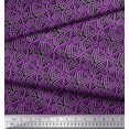 thumbnail image 2 of Soimoi Silk Fabric Floral Block Decor Fabric Printed Yard 42 Inch Wide, 2 of 3