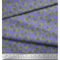 thumbnail image 2 of Soimoi Poly Georgette Fabric Chestnut Leaves Print Fabric by The Yard 52 Inch Wide, 2 of 3