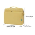 thumbnail image 3 of 15.6-inch Laptop Bag, Portable Computer Case, Shockproof & Scratch-Resistant, Waterproof Fabric, 360°Corner Protection, Multiple Compartments, Trolley Fixed Strap, Lightweight, Work & Leisure Use, 3 of 6