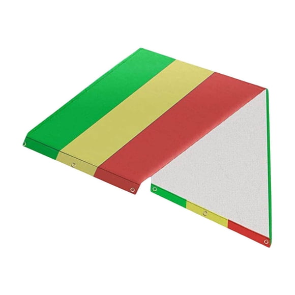 transemion Waterproof Swing Set Replacement Tarp Roof Tent Sunshade Red Yellow Green