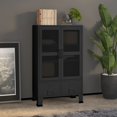 thumbnail image 1 of vidaXL Industrial Storage Chest Black Metal, 1 of 5