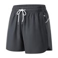thumbnail image 2 of Styesk Mens Shorts Men Leisure Fashion Solid Color Loose And Comfortable Motion Straight-leg Work Clothes Shorts, 2 of 4